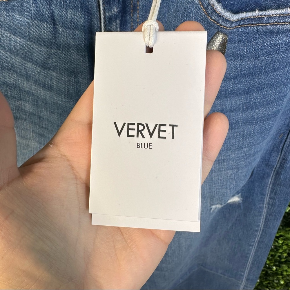 Nwt Olivia wide leg vervet distressed denim nwt - Picture 10 of 15